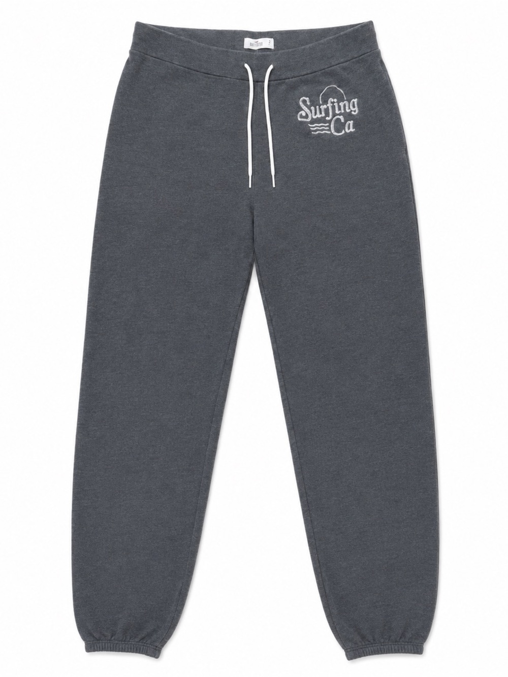 Hollister Charcoal Gray Surfing CA Drawstring Jogger Sweatpants